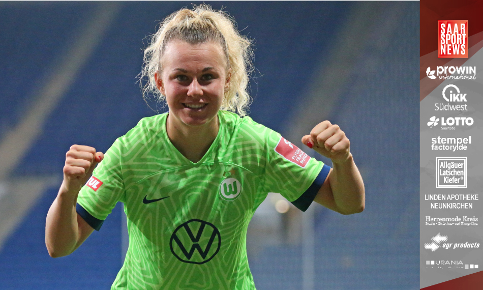 Ins Viertelfinale der Champions-League! Saarländerin Lena Lattwein mit VfL Wolfsburg treffsicher